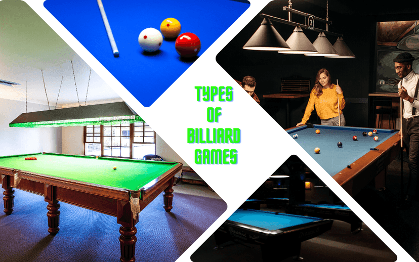 Types of Billiard Games. How many variants of pool are there? BookGame