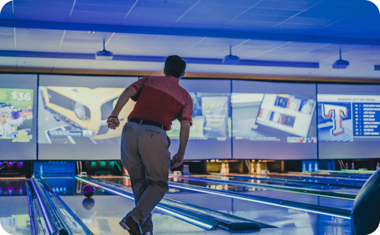 Zusammenarbeit mit einer großen Bowlingbahnkette MK Bowling Cover